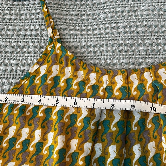 Seahorse Print Spaghetti Strap Top with Adjustable Straps - Picture 4 of 9